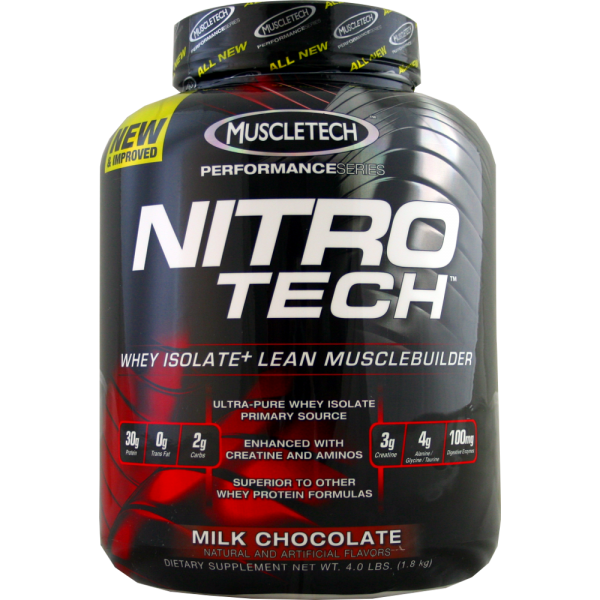 proteina nitro tech 4 lbs chocolate suplementos chile