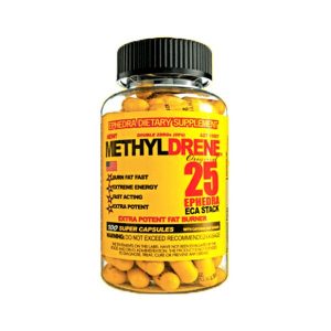 Methyldrene-25-Cloma-Pharma-quemador de grasa con yumbina y cafeina